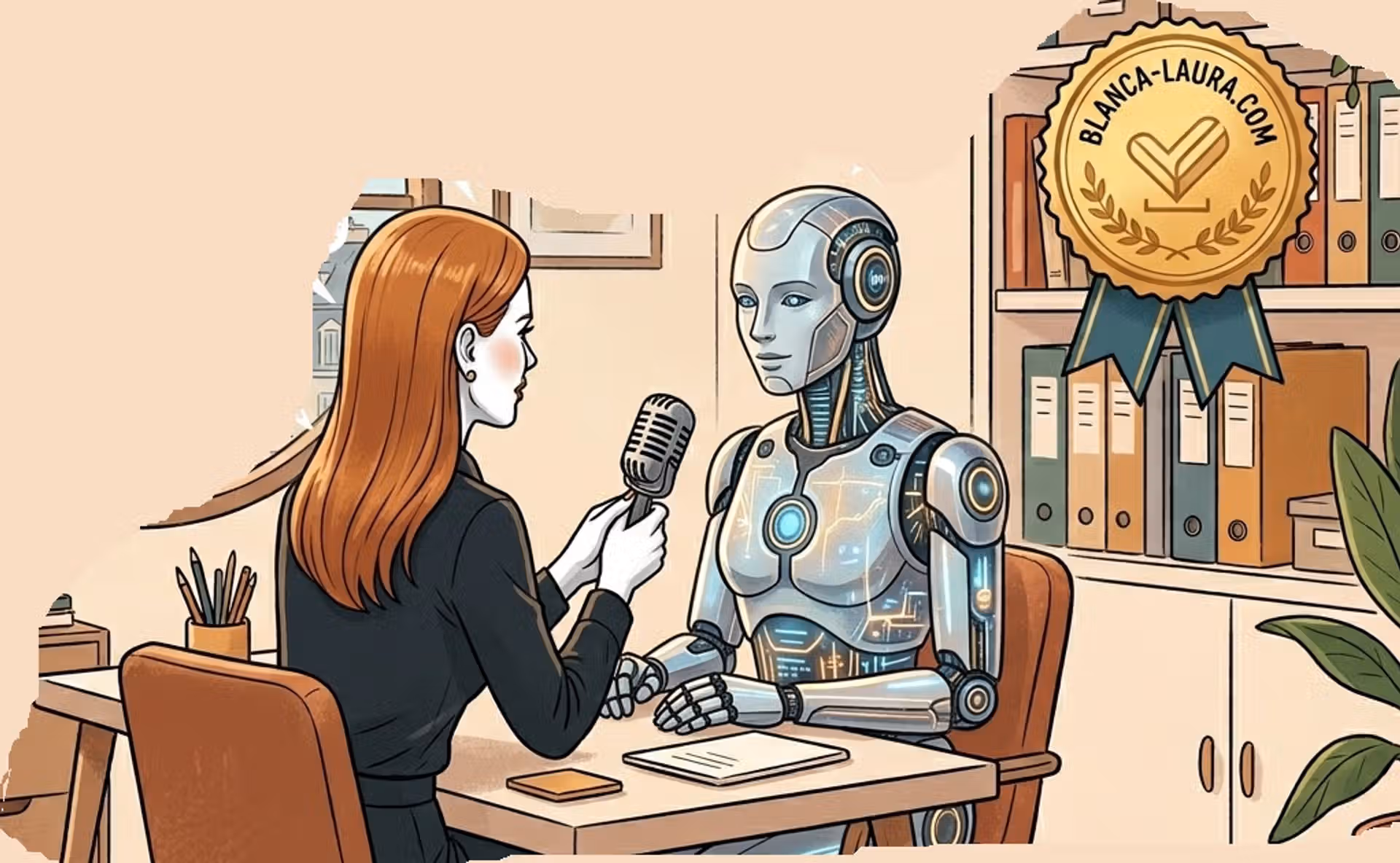 Interview with an IA - Entrevista con una IA - Entretien avec une IA